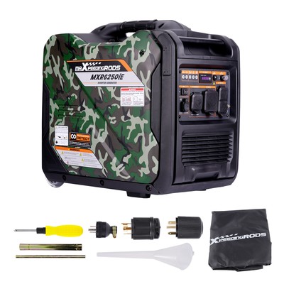 5500-watt Gas Powered Inverter Generator Household Backup Power Easy Operation