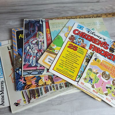 Vinyl Lot Kids Vintage Records Disney