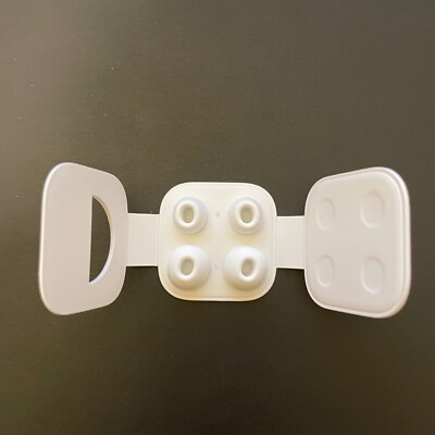Genuine Apple AirPods Pro Replacement Ear Tips - 2 Sets (Large/Small), White 