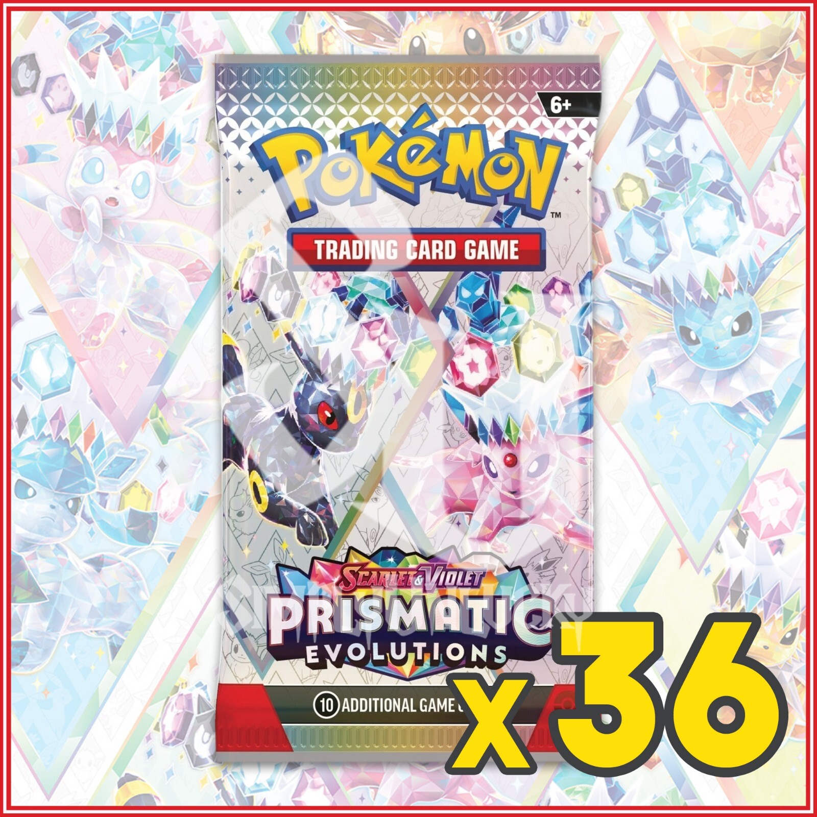 Pokemon TCG: Scarlet & Violet PRISMATIC EVOLUTIONS 36 Sealed