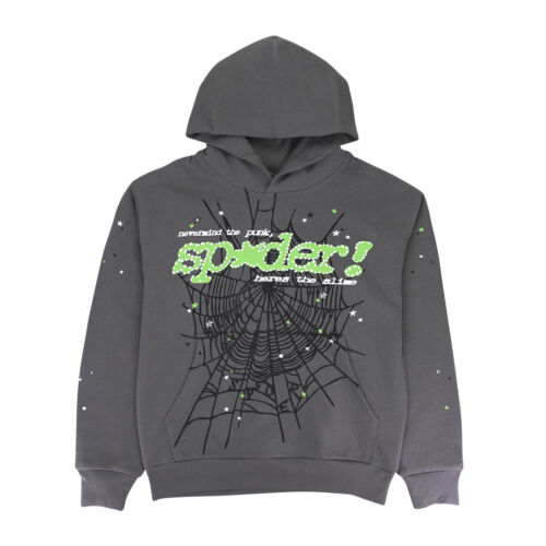 Sp5der Beluga Hoodie Heather Grey Men's - SS23 - US
