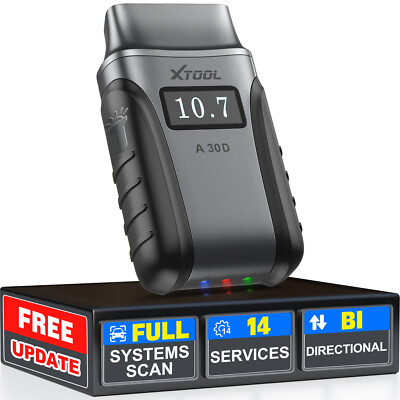 2024 XTOOL A30D Car OBD2 Scanner Bidirectional All System Diagnostic Tool 14+