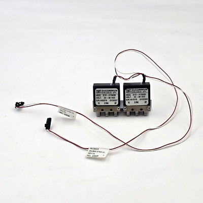 PAIR Ducommun DMT  D13-413A50 Relay Switch 24-30VDC DC -22 GHz 50 Ohm SPDT