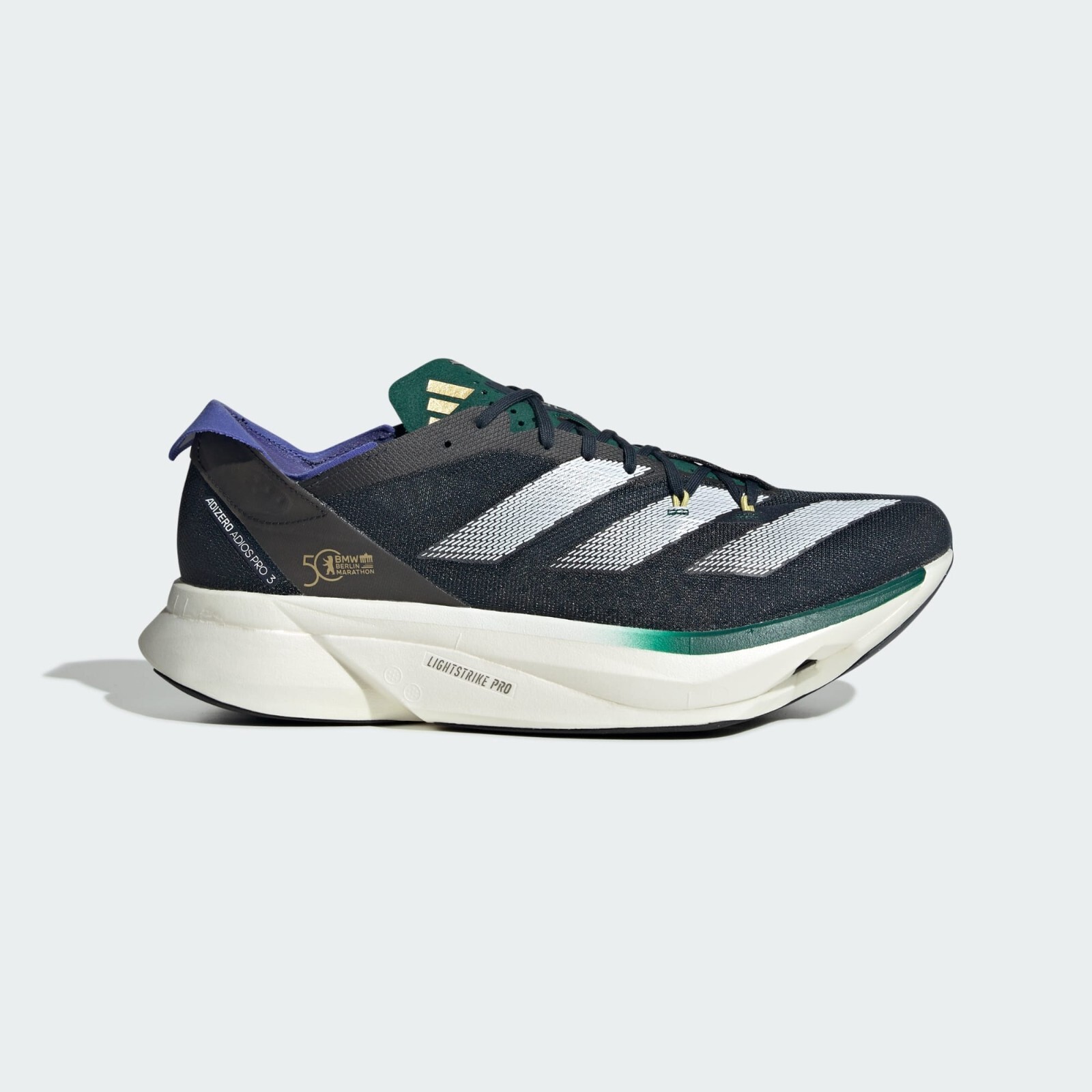 美品 ADIZERO ADIOS PRO 3 限定品 Adidas Adizero Adios Pro 3 Running Shoes Aurora Ink/Cloud