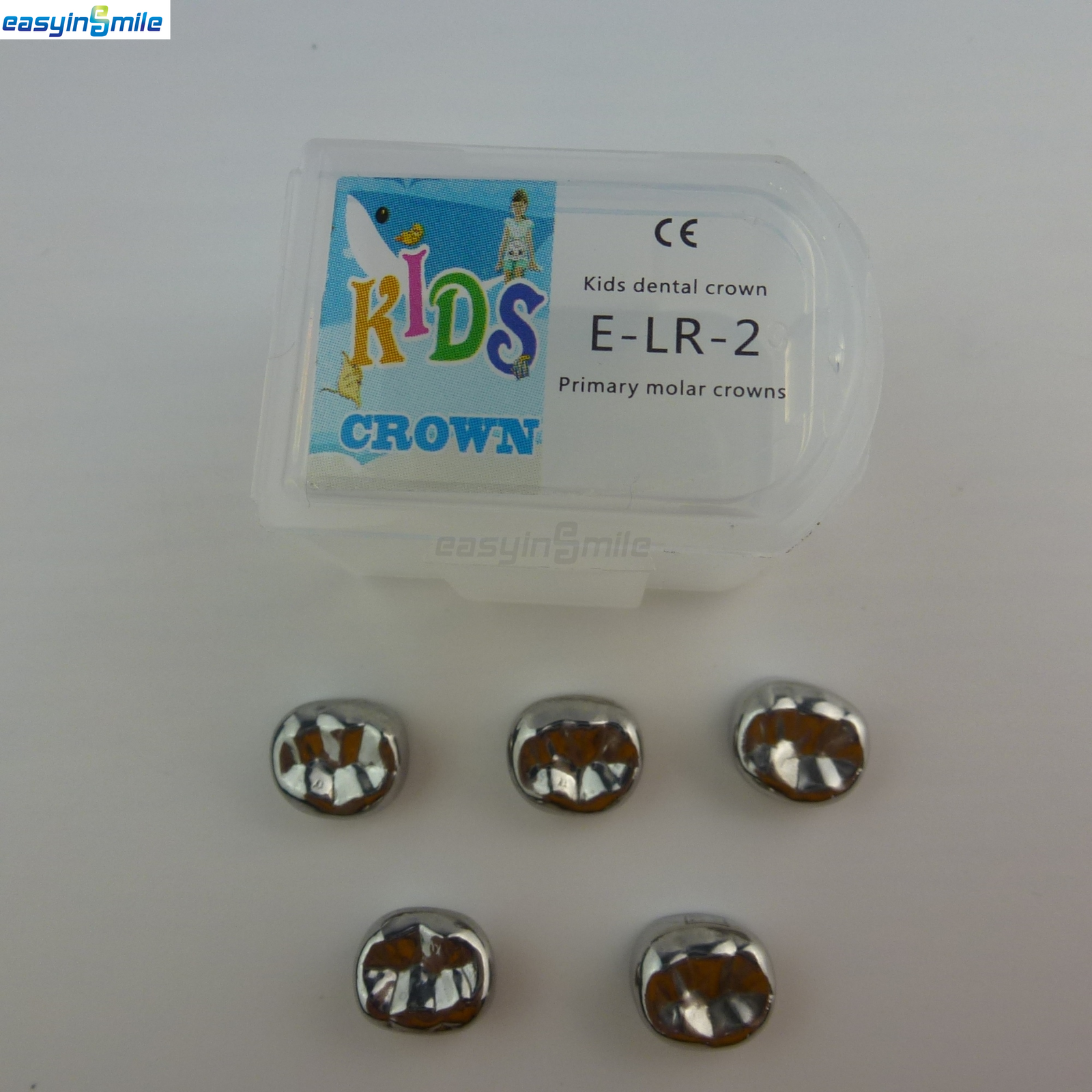 5/48/96pc Dental Kids Adult Crown Stainless Steel Primary Molar Crowns EASYINSMI