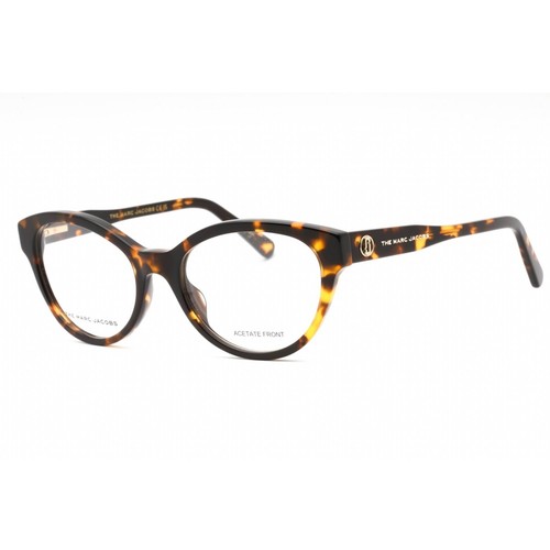 Marc Jacobs Women's Eyeglasses Havana Cat Eye Full Rim Frame