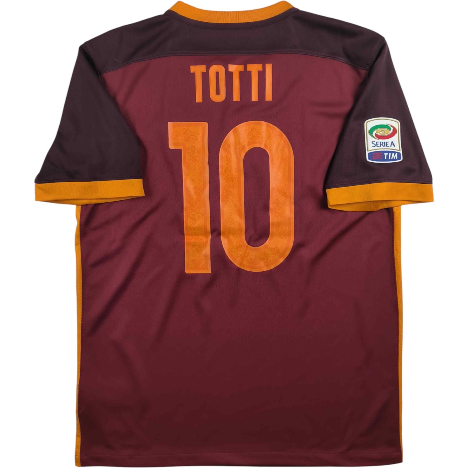 AS Roma 2015-16 Nike home Francesco Totti football jersey