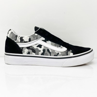 

Vans Boys Off The Wall 507698 Черная повседневная обувь Кроссовки Размер 4, Черный, Off The Wall