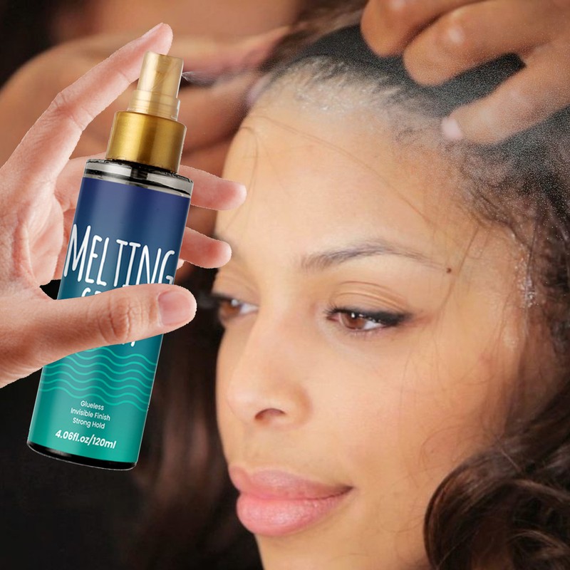 Lace Hairspray Melting Spray Front Lace Wig Glue Liquid Adhesive Hair Wax Cool