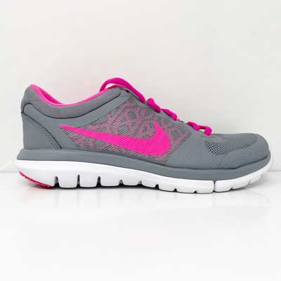 

Nike Womens Flex 2015 Run 709021-009 Серые кроссовки для бега, размер 5, Серый, Flex 2015 Run
