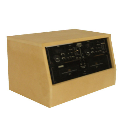 4u 19 inch Angled Desktop Rack Pod - Recording Radio Studio Furniture (SMP4A)