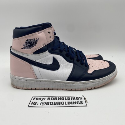 Size 10W -  Air Jordan 1 High Retro Atmosphere Bubble Gum Pink Wmns (DD9335-641)