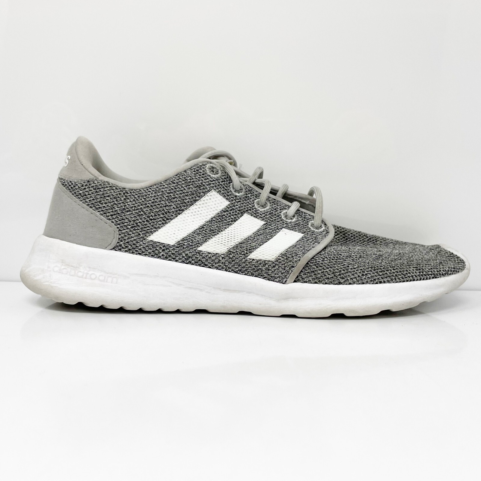 

Adidas Girls Cloudfoam Racer QT AW4313 Серые кроссовки Кроссовки Размер 5, Серый, Cloudfoam Racer QT