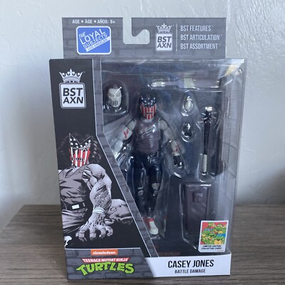 BST AXN TMNT Casey Jones Battle Damage Action Figure. New  