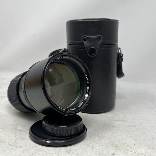 Olympus OM-System Zuiko Auto-T 180mm F2.8 MF Lens. EXCELLENT