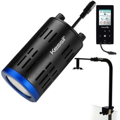 Kessil A160WE Tuna Blue LED & Mounting Arm & Spectral Controller X Reef Bundle