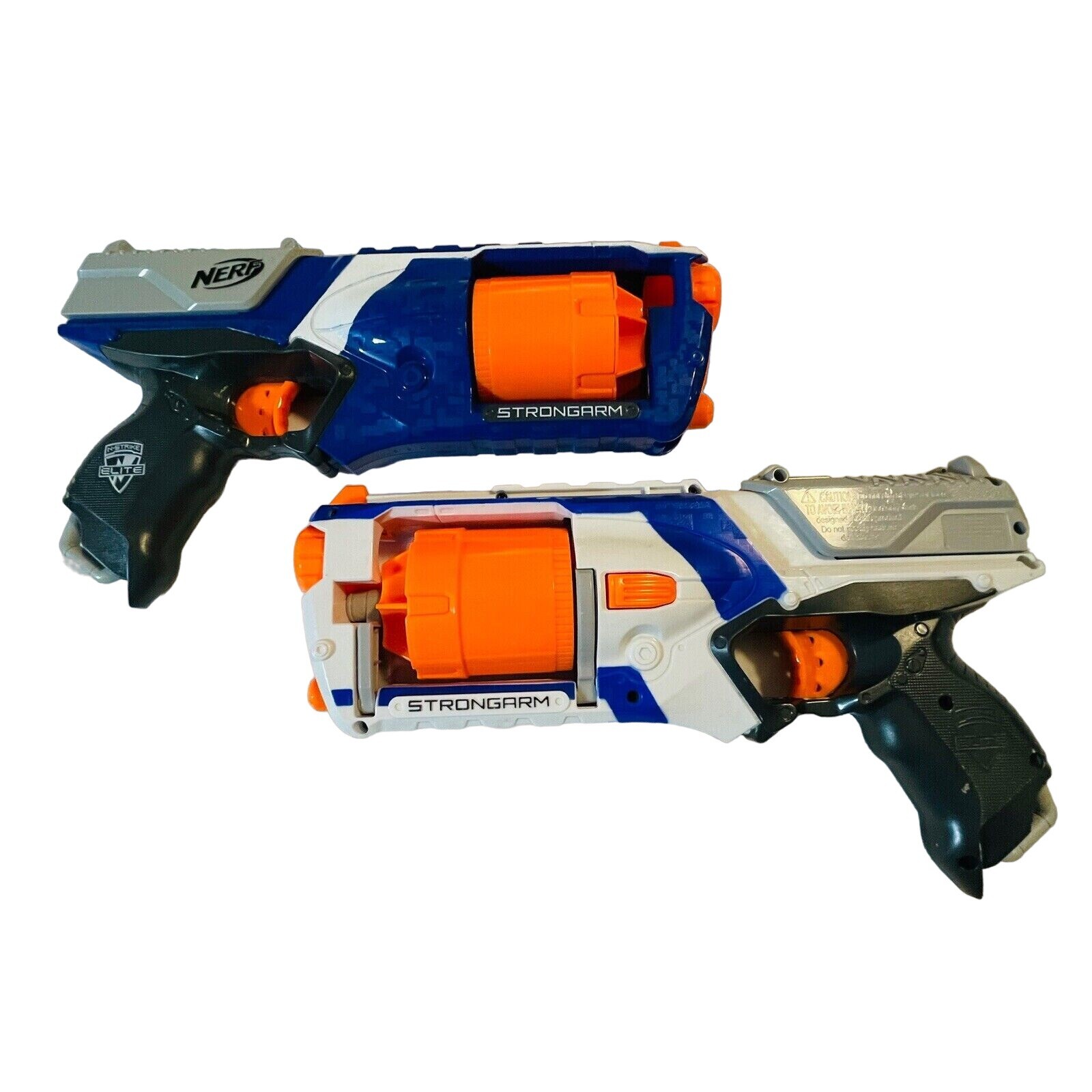 Nerf N-Strike Elite Strongarm Set Of 2 Blasters Blue And