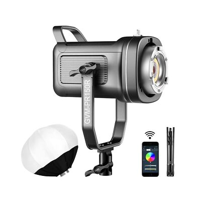 GVM 150W LED Video Light 2700K~7500K RGB Video Light Photography Studio Light...