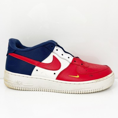 

Nike Boys Air Force 1 820438-603 Красная повседневная обувь Кроссовки, размер 7, Красный, Air Force 1