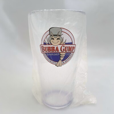 Bubba Gump Shrimp Co. Cup Restaurant & Market Souvenir Plastic Cup