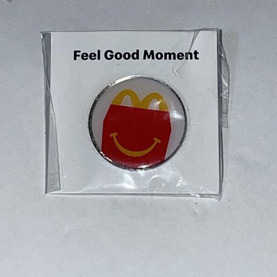 McDonald s Crew Lapel Tie Hat Pin Feel Good Moment New