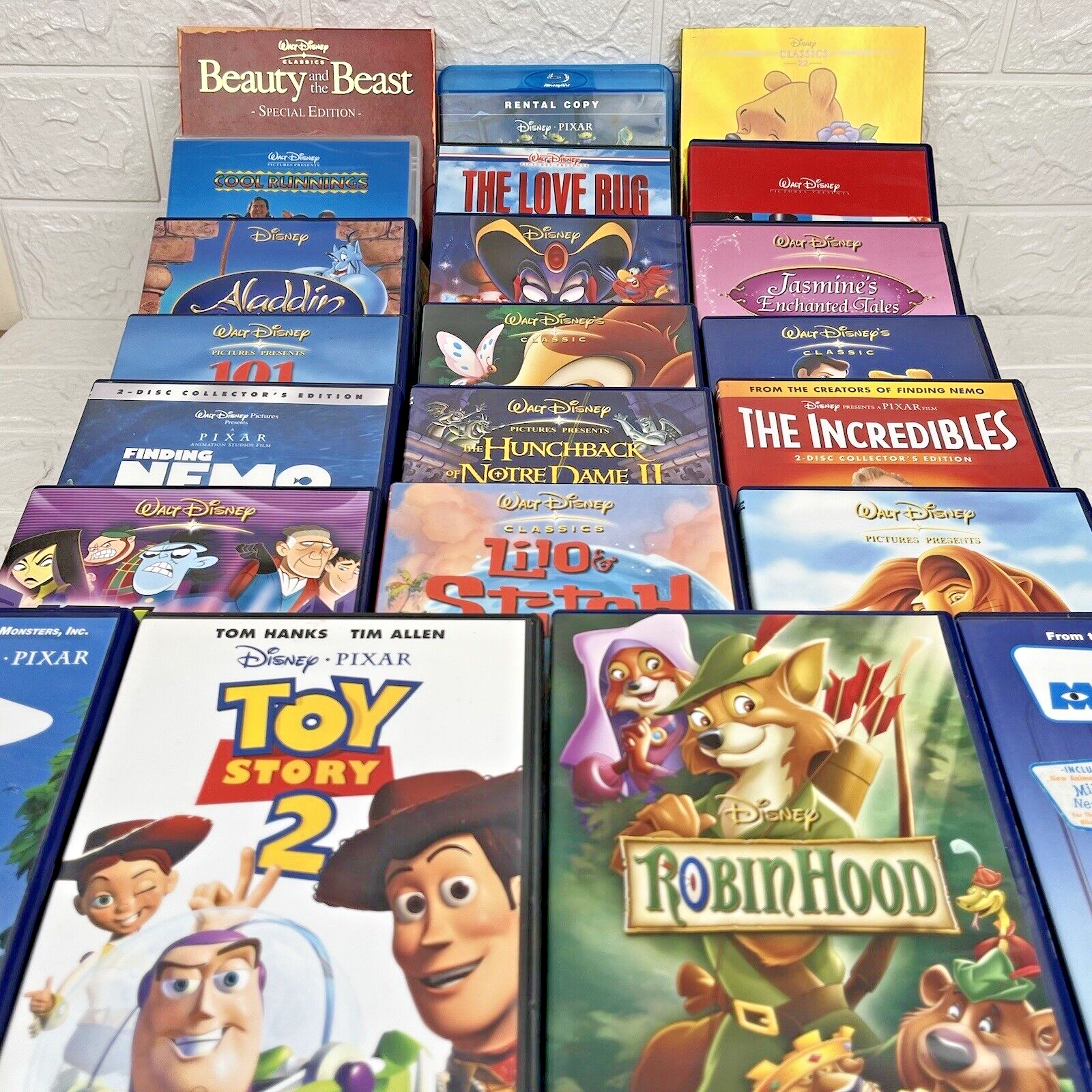 22 x Walt Disney DVD collection : Animated & Live-action
