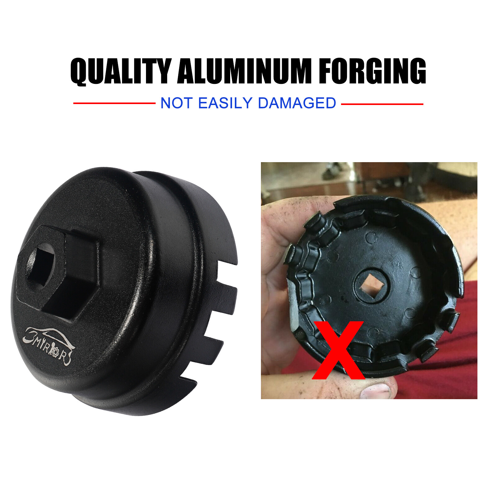 Oil Filter Cap Wrench Remover Tool 14 Flutes 64mm For Toyota Prius Corolla Lexus