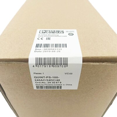 Phoenix CONTACT QUINT-PS-100-240AC/24DC/40 2938879 UPS shipping