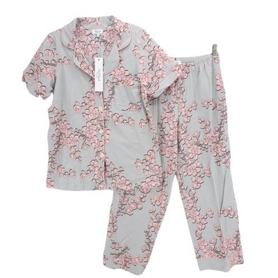 NWT BEDHEAD PJs Pajamas Women’s Short Sleeve & Pant Set SHADOW BLOSSOM Size XS
