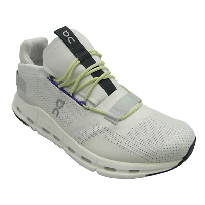 On Running Cloudnova Men's Running Shoes White/Mineral US 12