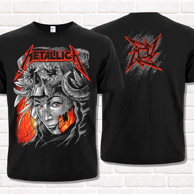 Metallica black T-Shirt, Live, Muerte. Thrash Metal. Heavy Metal.