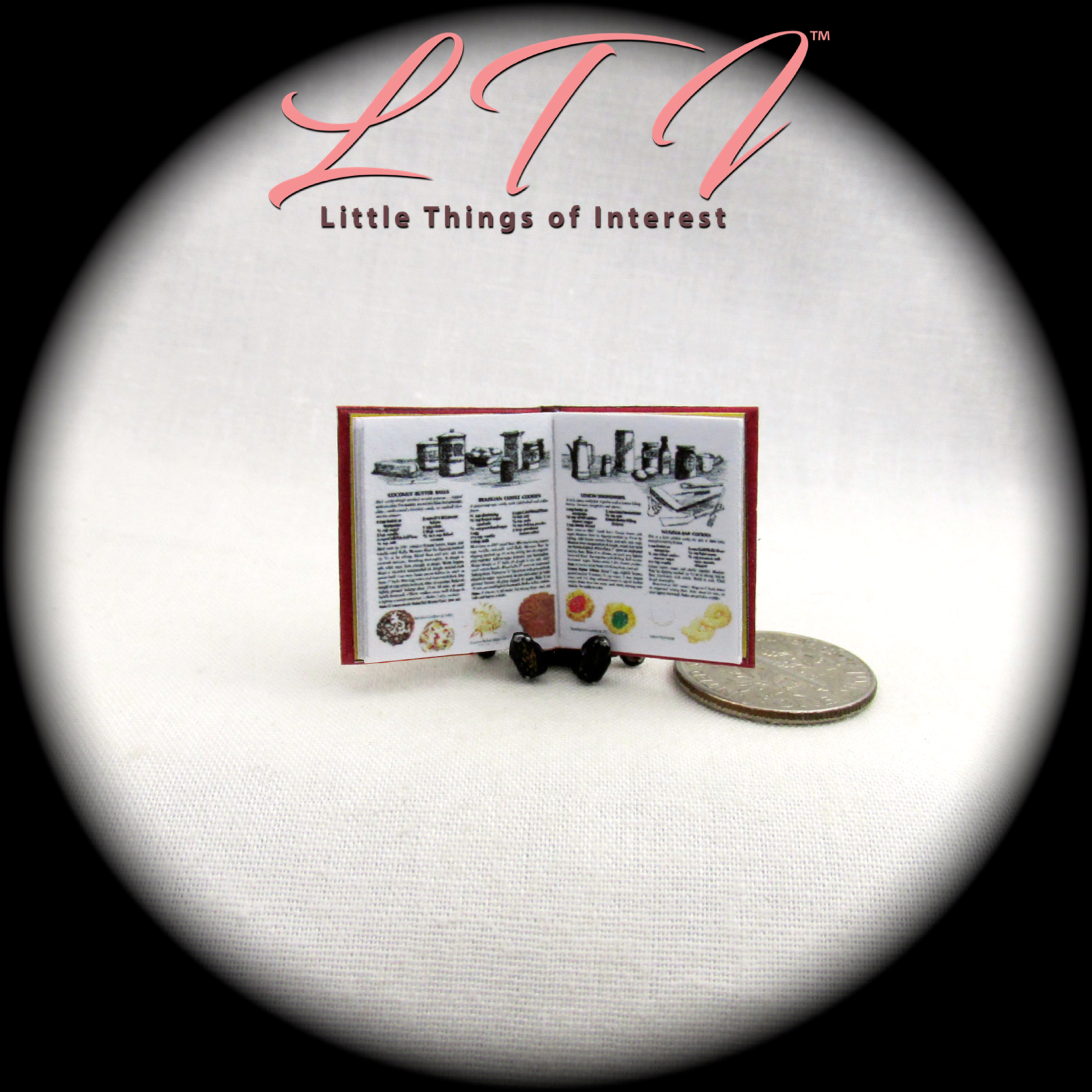 BETTY CROCKER'S CHRISTMAS Cooky Cookbook Miniature 1:12 Scale Book