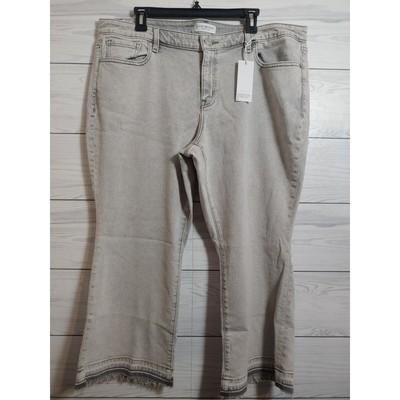 NWT Lane Bryant  Essential Stretch Girlfriend Crop Pants sz 20