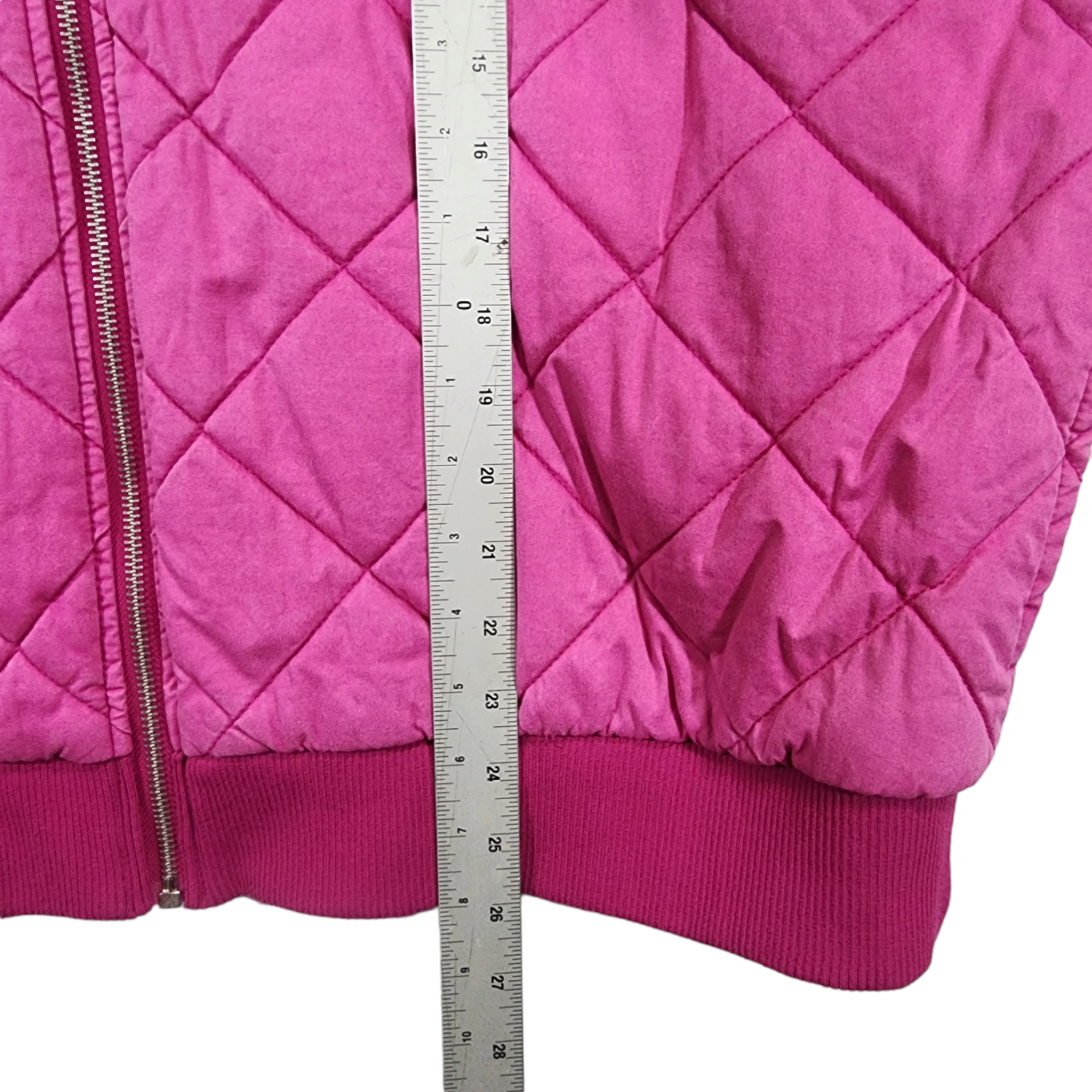 Wild Fable Womens Woven Quilted Bomber Jacket Oversized Ravishing Pink Size XL
