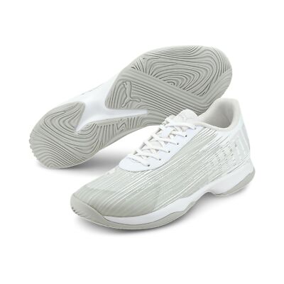 Puma Adrenalite 3.1 Unisex Hallen Trainingsschuhe Größe 40 bis 47 White Gray NEU