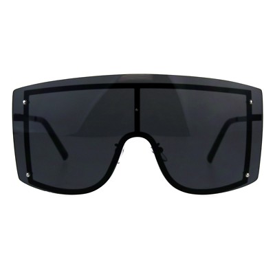 SUPER Oversized Shield Sunglasses Womens Fashion Cover Shades UV 400