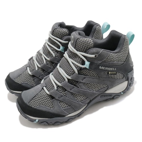 

Merrell Alverstone Mid GTX Gore-Tex Grey Women Outdoor Hiking Trail J034596, Alverstone Mid Gtx