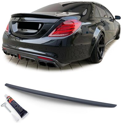 Heckspoiler für Mercedes S Klasse W222 ab 2013-2020 Spoilerlippe mit ABE