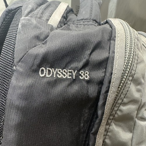 JanSport Backpack Gray Odyssey 38 Hiking Commuter Travel Bag Technical Daypack