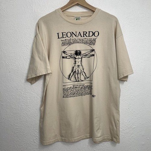 SAPEur Leonardo Da Vinci S/S Tee［YOUTH] The Vitruvian Man by Leonardo da Vinci