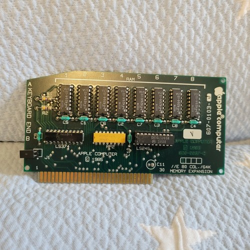 AppleII Language Card （中古品,当時物） Nice Used Vintage Original OEM Apple 2 II LANGUAGE CARD 670