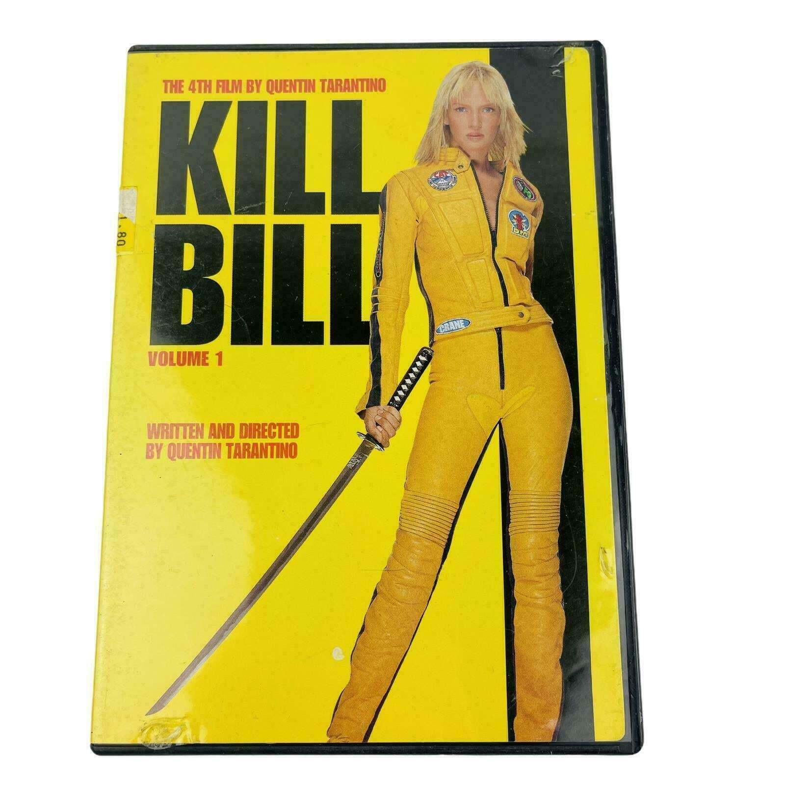 Kill Bill Vol. 1 DVD 2004 Quentin Tarantino Uma Thurman Lucy Liu Vivica Fox