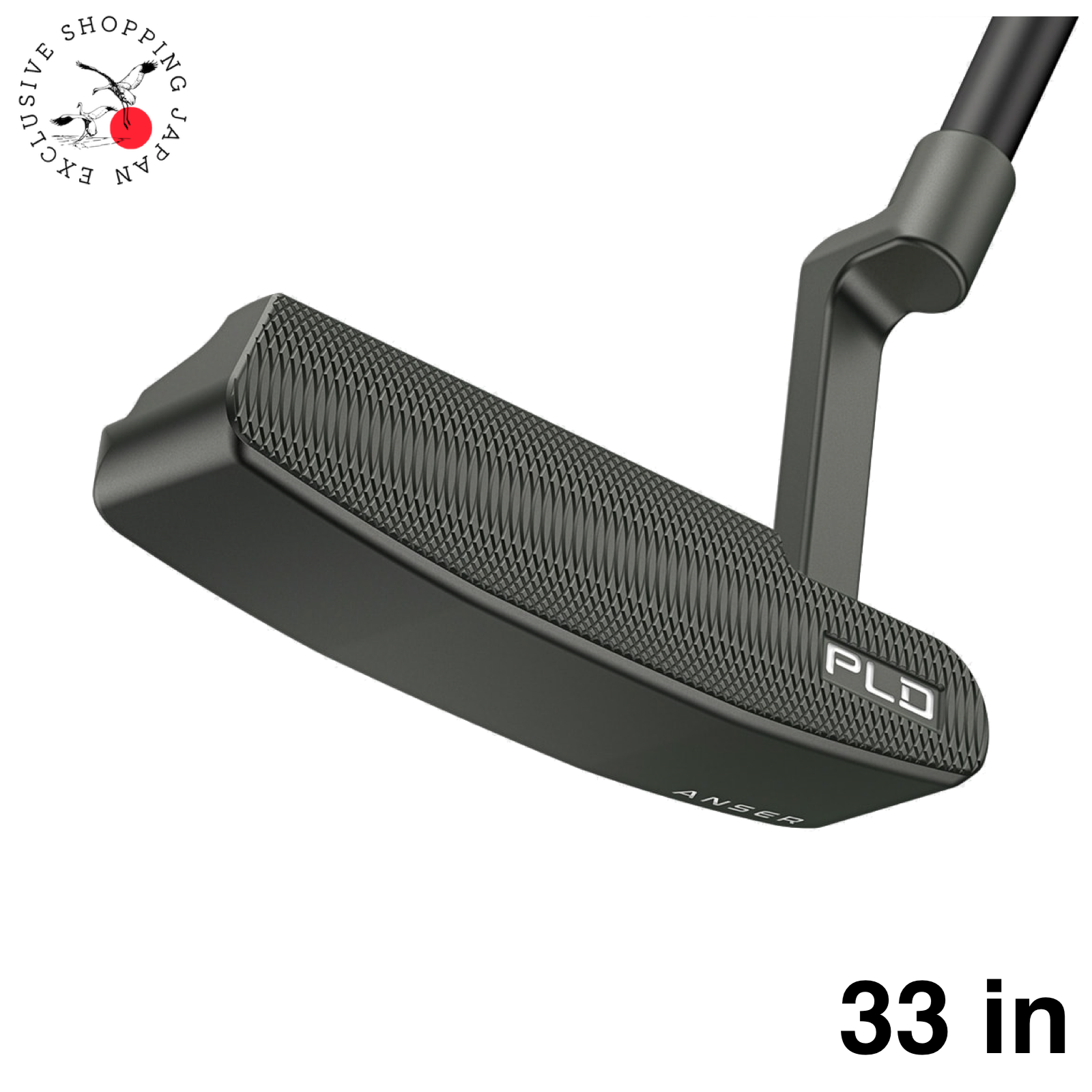 【PING】 PLD アンサー ブラック 33インチ PING 2024 PLD Milled ANSER Putter Gun Metal Black 33in