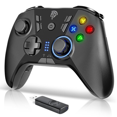 Easysmx Wireless PC Gaming Controller Gamepad for PC/PS3/OTG Android Phones/Tabl
