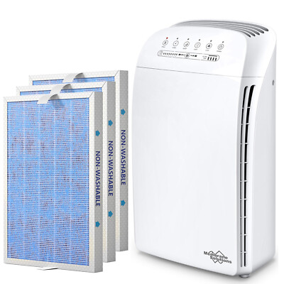 Membrane Solutions Home H13 HEPA Air Purifier Large Room for Allergies Smoke Pet