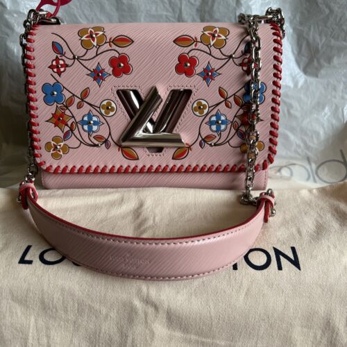 Authentic Louis Vuitton Pink EPI Leather Wildflower.R.B Twist Limited  Edition