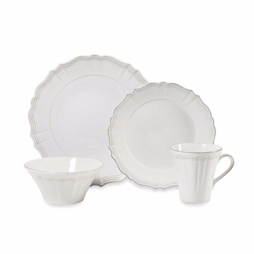 Mikasa Cameo Platinum 20 Piece Set (4 Place Settings) Plates