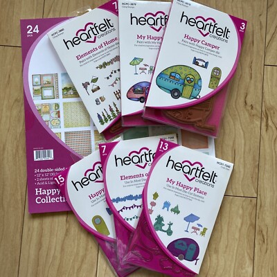 heartfelt creations Happy Camper Complete Collection! New!