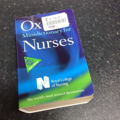 Oxford mini dictionary for nurses, amazing study guide, small size
