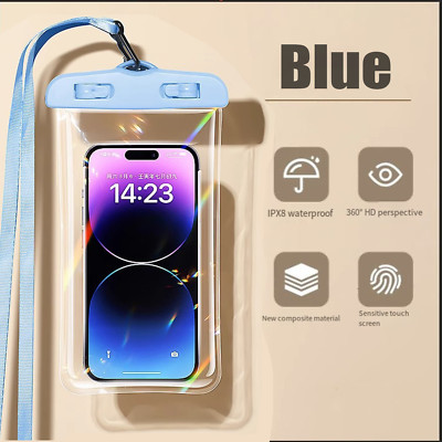 Waterproof Floating Pouch Dry Bag lot Cover For iPhone Cell Phone Touchscreen